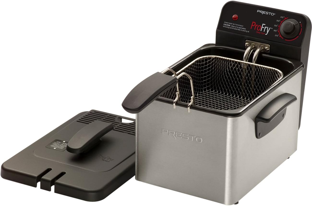 Presto ProFry Deep Fryer SS Electric Cookers Home & Kitchen