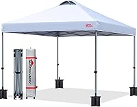 Vista 1 de MASTERCANOPY Carpa Plegable Duradera con Bolsa con Ruedas (Blanco)