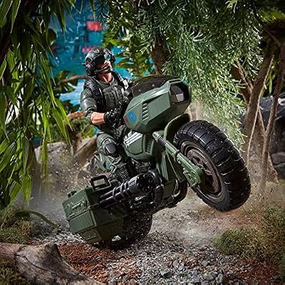 GI Joe Classified Series: Alvin Breaker Kibbey with Ram Cycle - Multicolor Action Figure Toy
