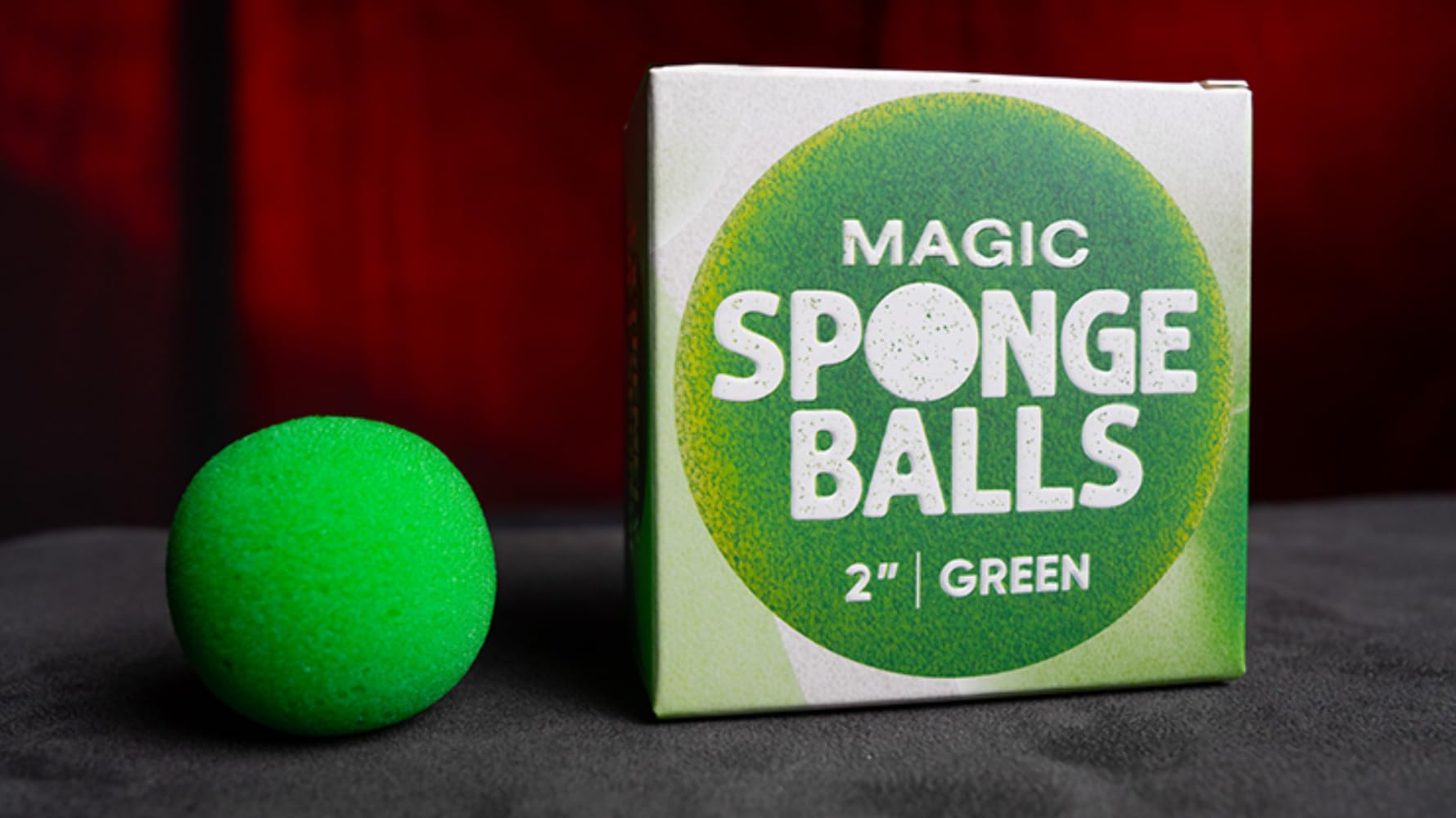 Magic Sponge Balls 4PK GREEN 2", Ultra-soft sponge, Perfect rebound, Learn A Classic Trick, Supplied With A Full Online Video Tutorial