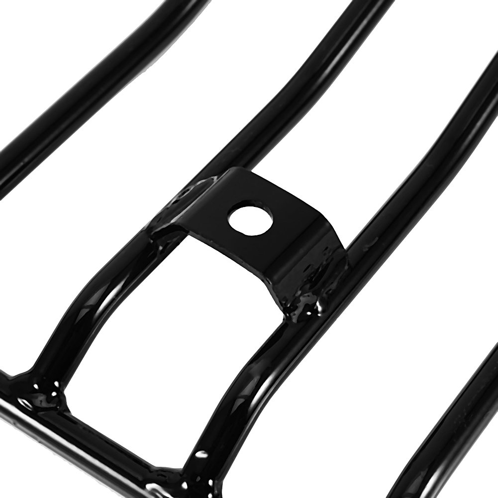 Portapacchi moto, Qiilu QL39008 Portabagagli posteriore portabagagli posteriore per XL883 / 1200 X48 2004-16