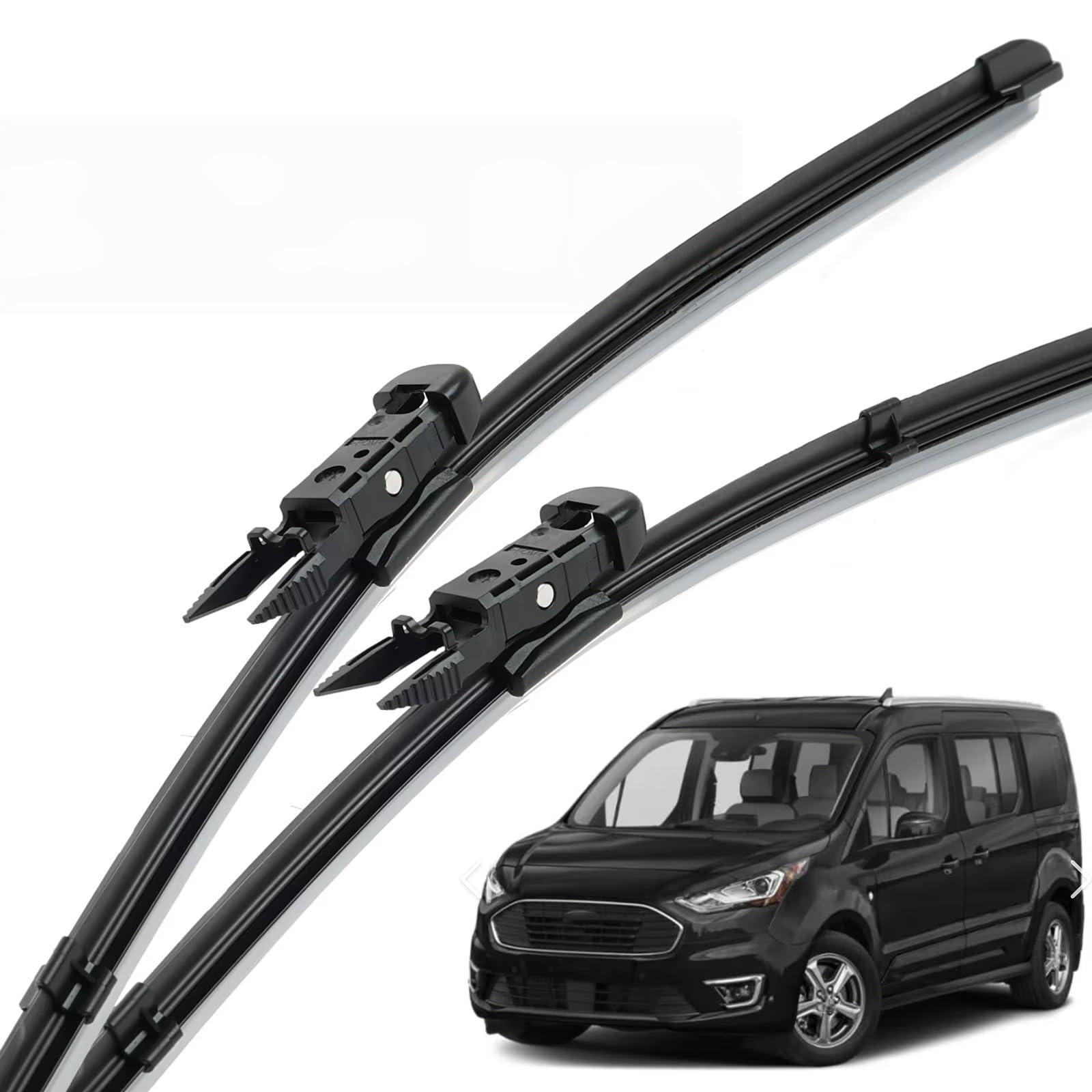 PAPEP Windscreen Wiper Blades for Ford Transit Connect MK2 2014-2023 28"+28", Front Replacement Wipers OEM Quality Water Repellent Rubber Automotive Windshield