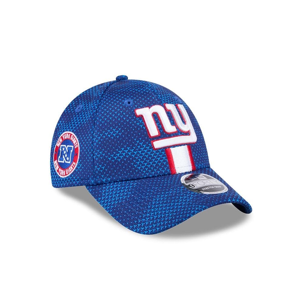 New Era New York Giants NFL 2024 Sideline Blue 9Forty Adjustable Stretch Snapback Cap