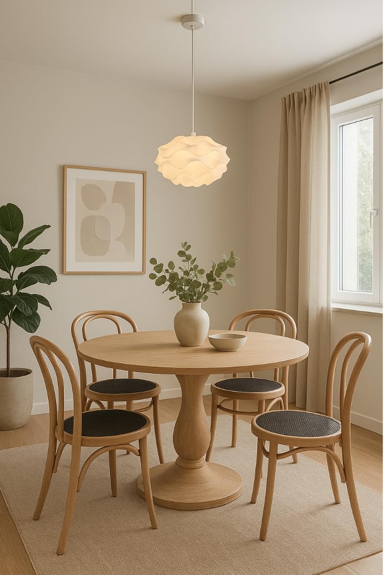 KONTARBOOR Suspension Design Moderne – Ø 40 cm x H 28 cm –Métal et Acrilyque -