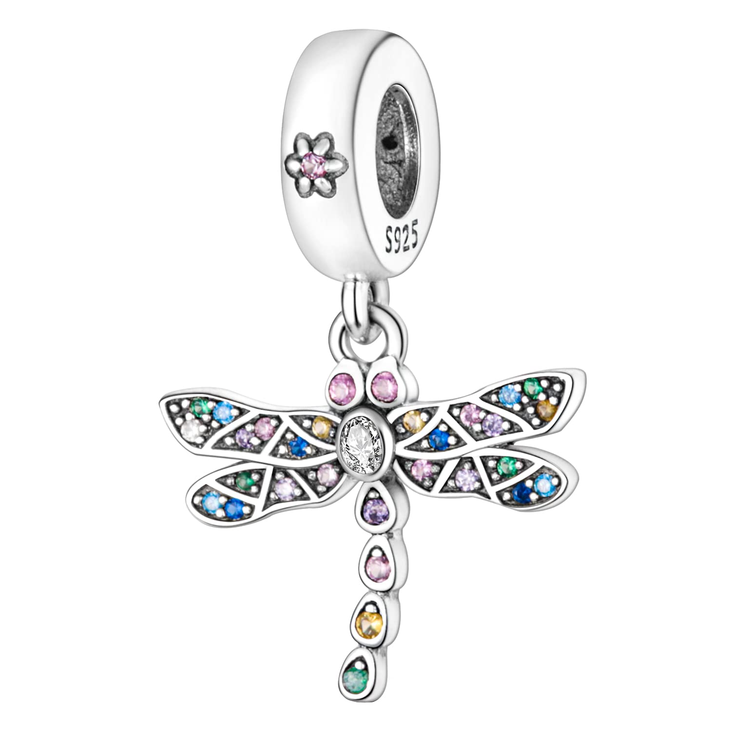 MULA 925 Sterling Silver Charms for Bracelets and Necklaces, Charms Airplane Passport Butterfly Dragonfly Jewellery Gifts ... - Review, Price and Buying Guide