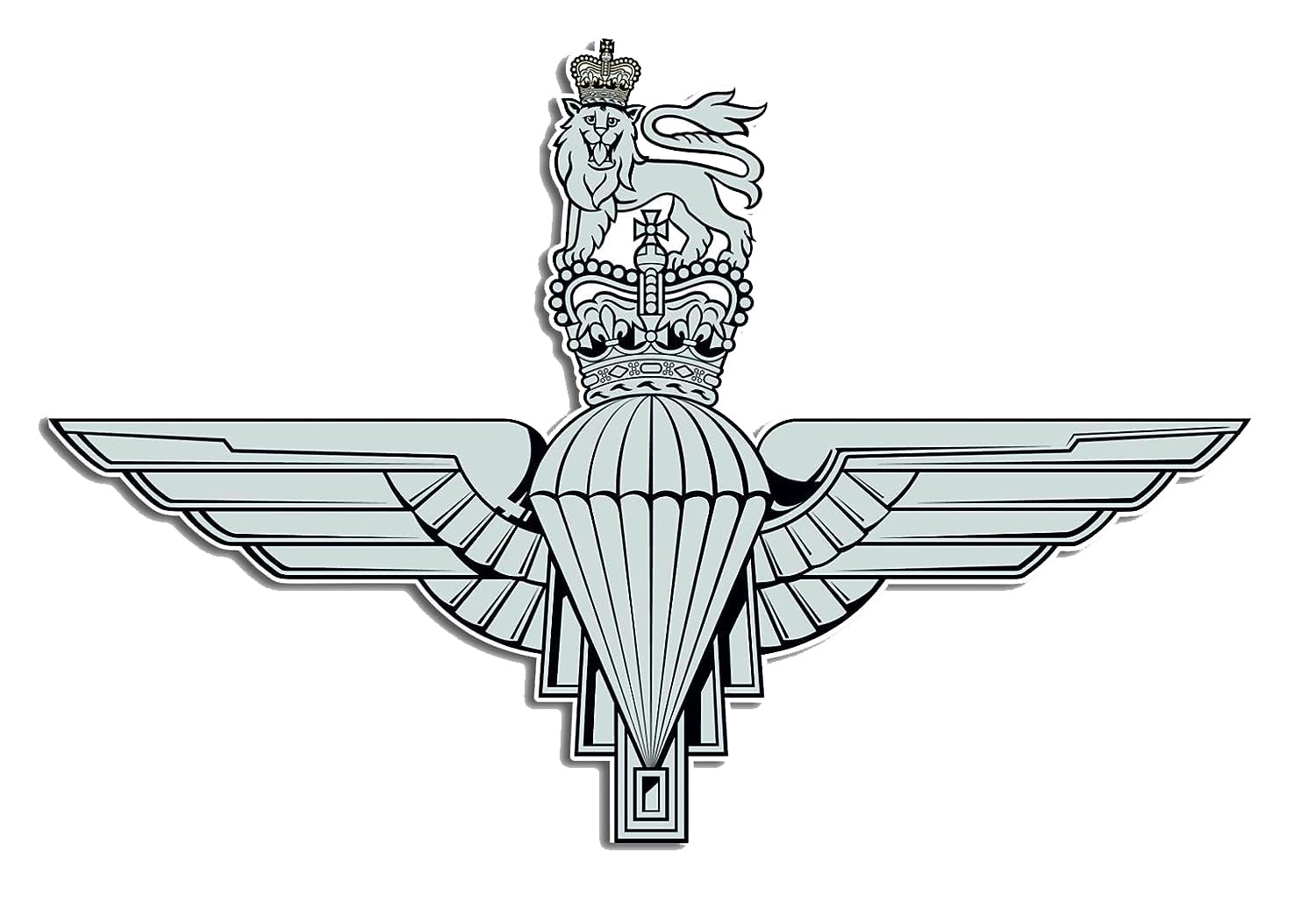 The Parachute Regiment (SK6) Military Waterproof Vinyl Stickers Decal Paras Veteran Squaddie Army 150mm x 220mm