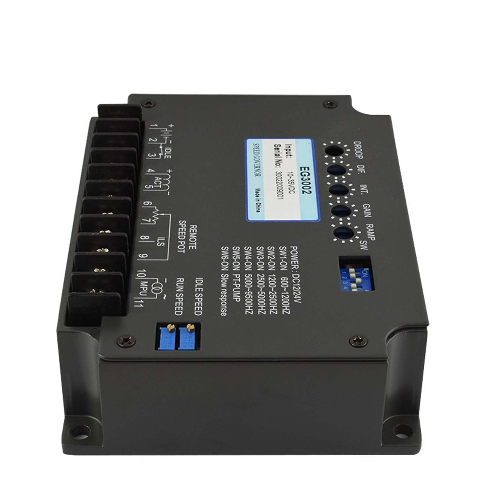 EG3002 regulator prędkości generatora diesla, moduł sterujący silnika RPM, płytka drukowana