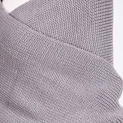 Scarf with Sleeve for Women Knit Crochet Multifunctional Wrap Sweaters Shawl Shrug Fall Winter Scarves4