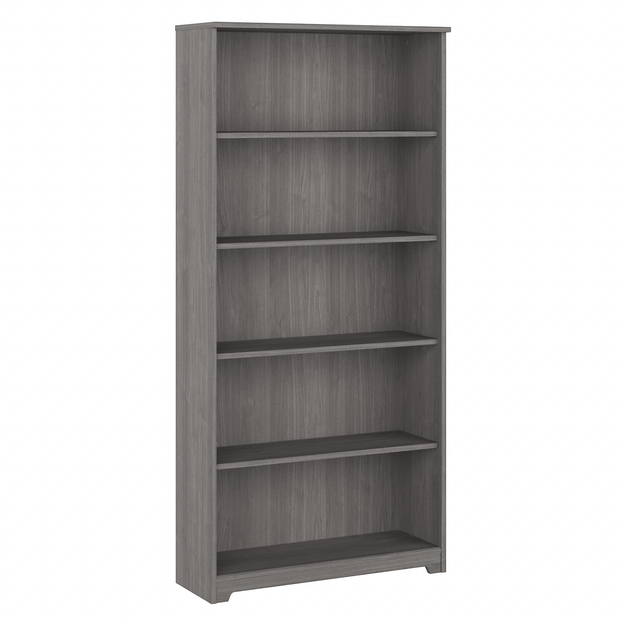 (Incomplete) Bush Furniture Cabot Tall 5 Bookcase in Modern Gray