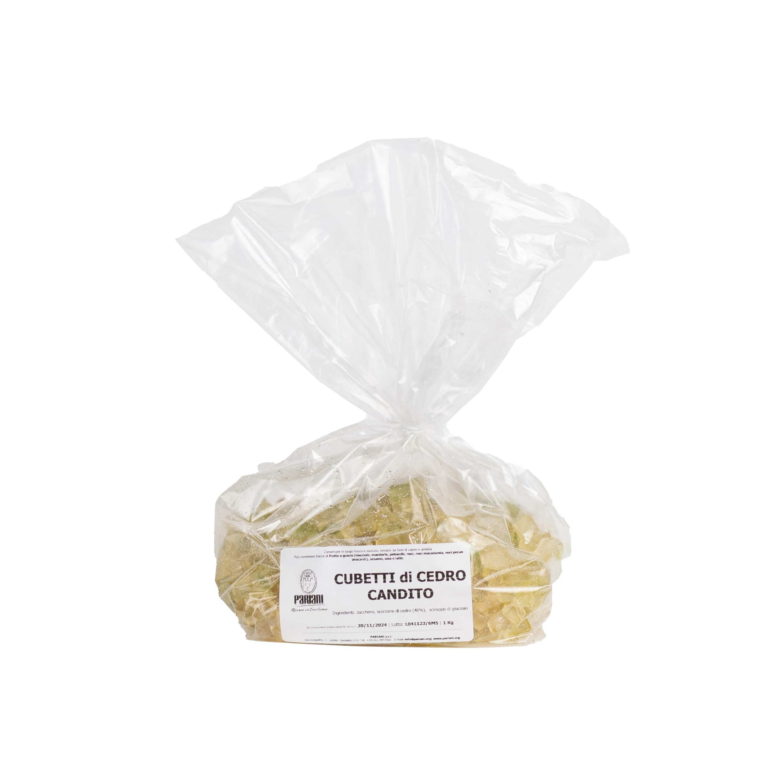 Pariani - Cubetti di Cedro Canditi, 1Kg