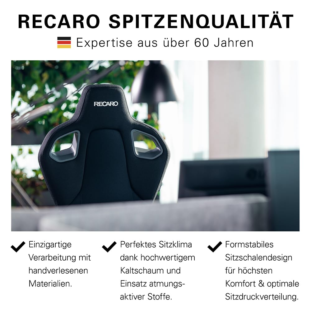 RECARO Exo – High End TÜV-zertifizierter Gaming- & Bürostuhl bis 150kg