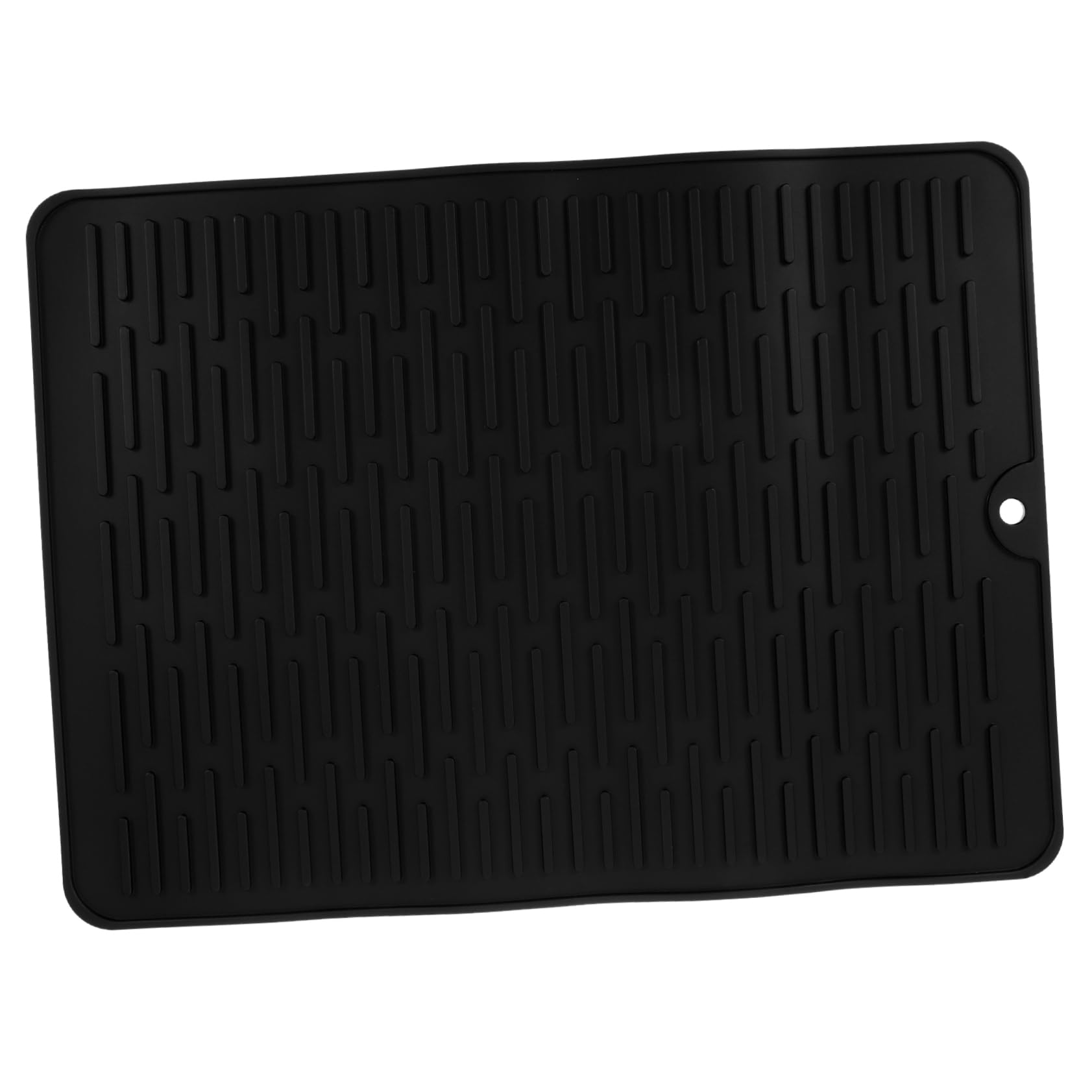 Alfombrilla de silicona escurridor de cuencos lavable y fácil de enrollar