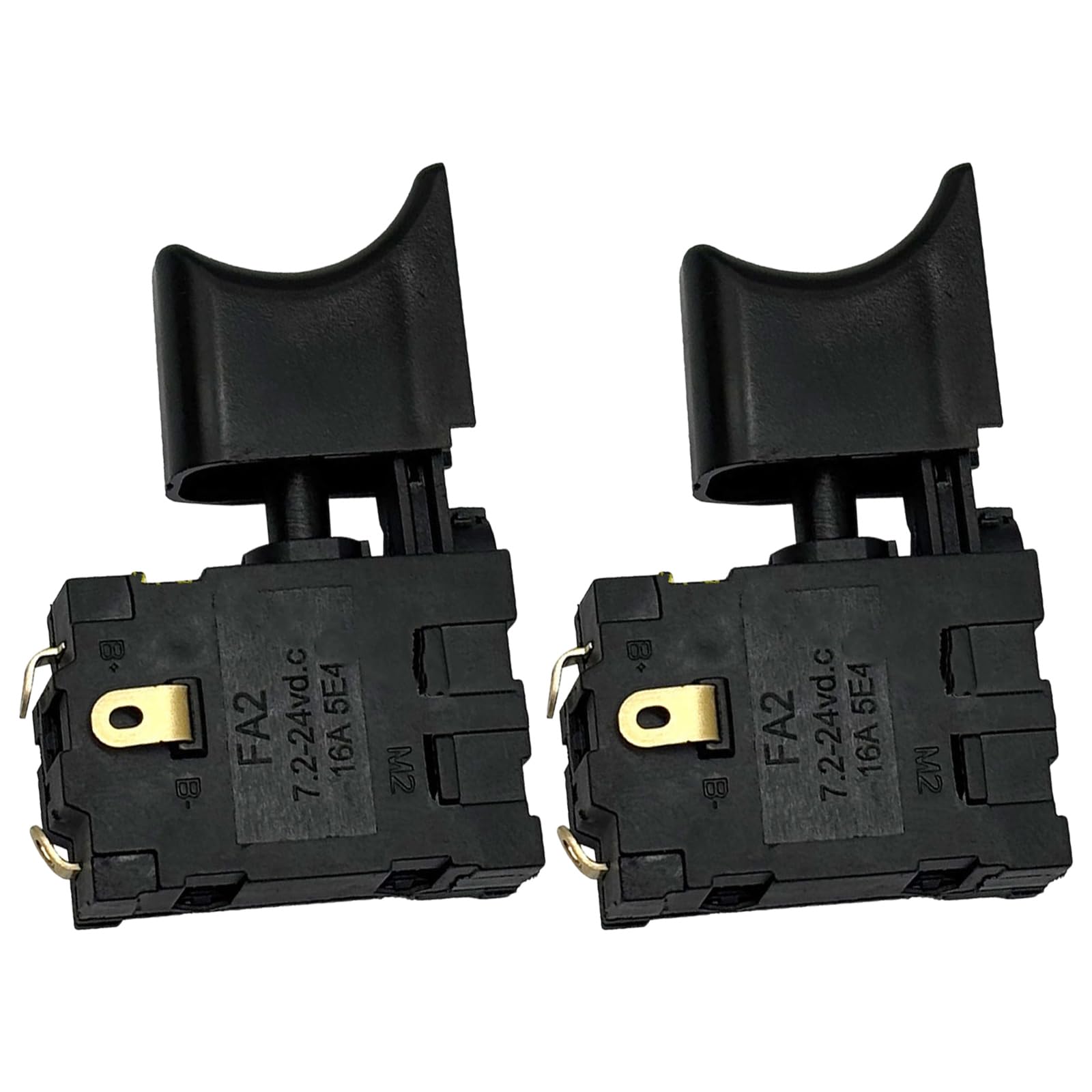 Hzbb Black Current 16A Switches For Electric Blower With Direct Current 7.2 24V Voltages Ranges And Sturdy Construction Electric Blower Switches