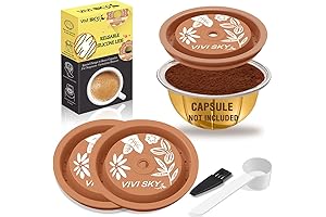 Reusable Coffee Capsule Lids for Nespresso Vertuo Pods in Food Grade Silicone