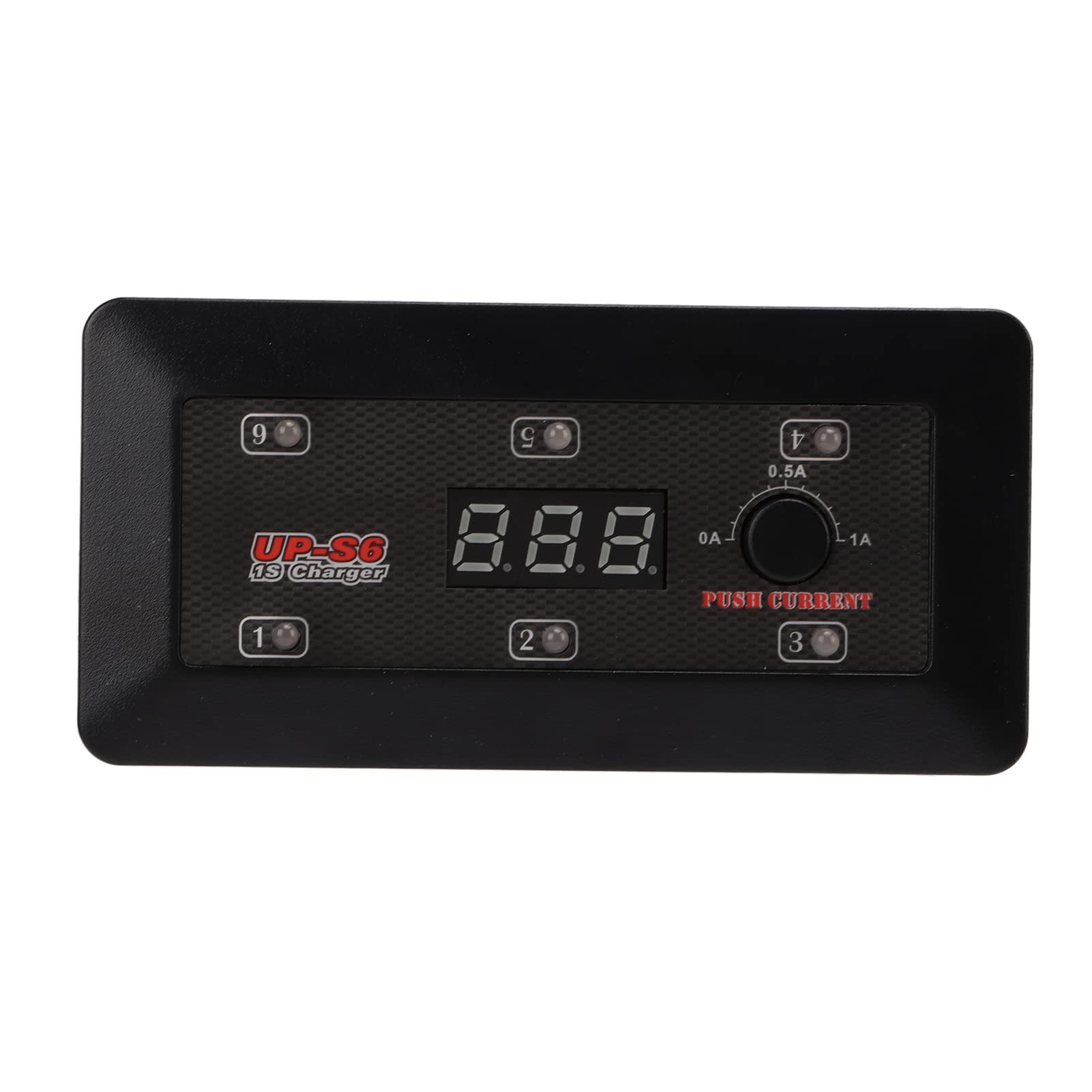Caricabatterie UP-S6AC S6 RC con Indicazione Vocale A LED per Batterie Lipo Al Litio per Droni, Uscita USB 5 V 2.1 A, Adatto per Sessioni di Volo All'aperto
