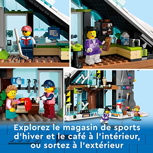 LEGO City Le complexe de ski et d'escalade - vue 7