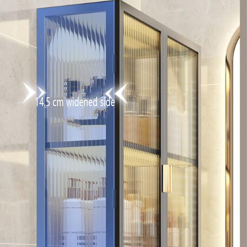 Armadietto da bagno a parete, salvaspazio sopra il WC, design senza trapano, elegante mensola per lavanderia e cucina con barra per asciugamani, 50 x 14,5 x 70 cm, colore: bianco