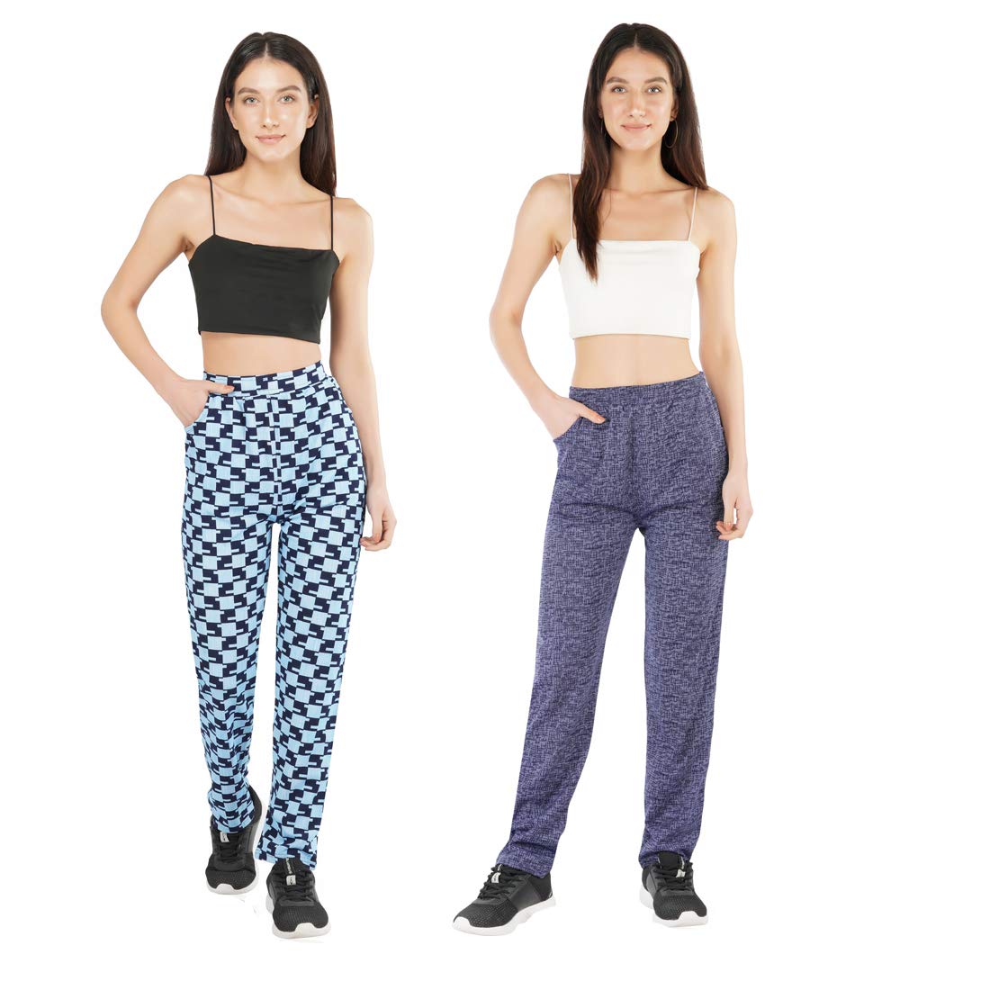 tik tok Wears Joggers for Girl's Multicolor Pack of 2-picture-21