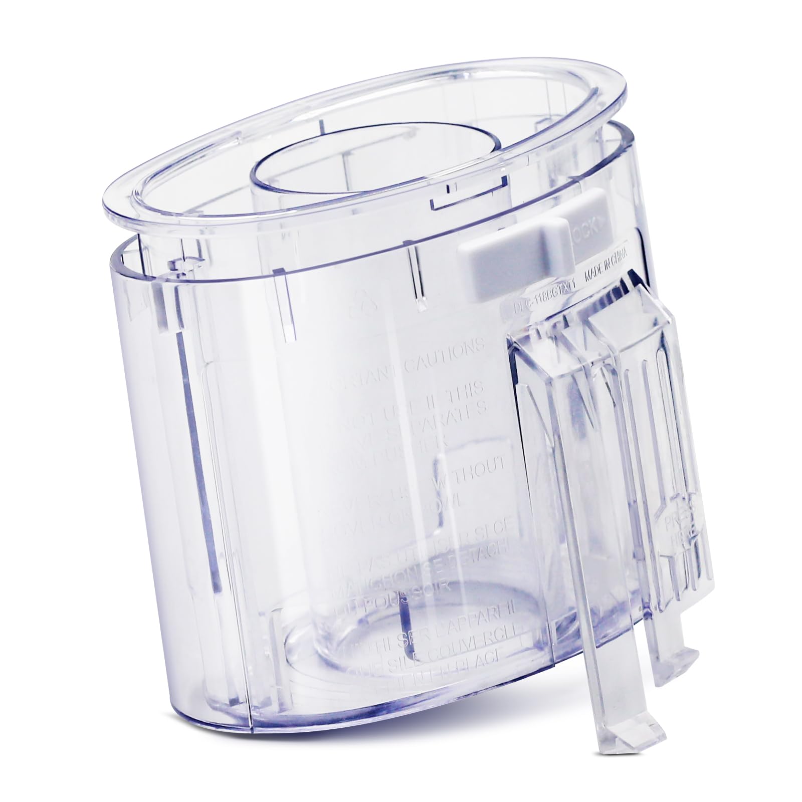 DLC-118BGTXT1 Pusher and Sleeve Assembly for Cuisinart Food Processor Fits Cuisinart DLC-10 Models DFP-7BC, DLC-10C, DLC-10S, DLC-10SY, DLC-10SYP1 (NOT the same as DLC-018BGTX/DLC-018BGTX1)