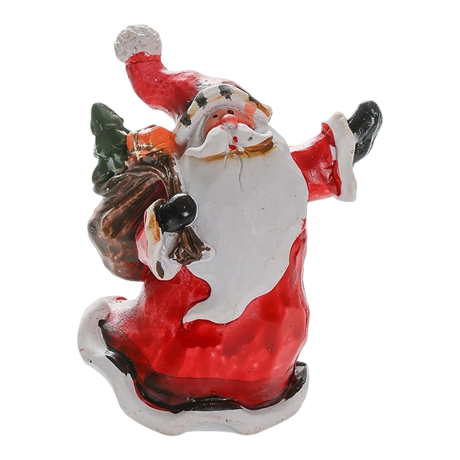 Nucelit Christmas Figurine Figure Decorations Xmases Santa Clauses Figurine, Resin Santa Clauses Statues Table Centerpieces Gift Resin