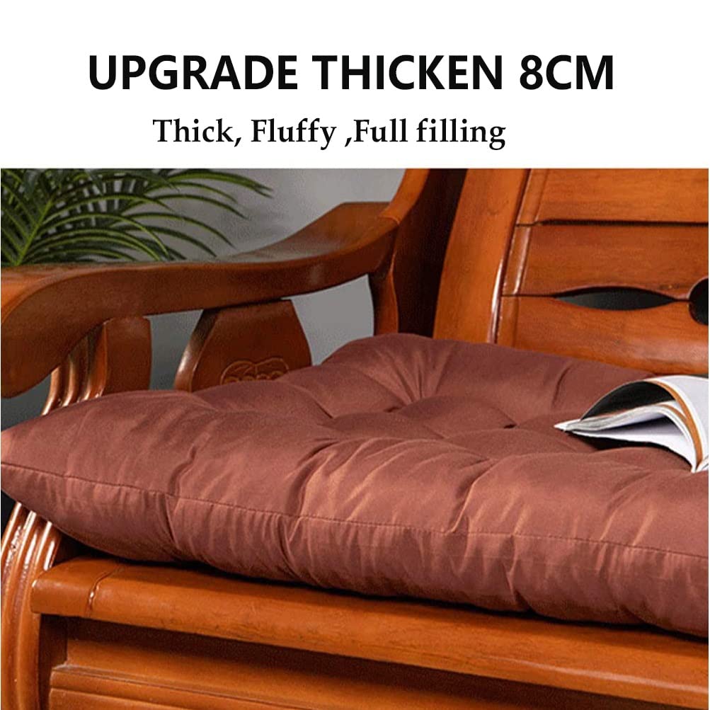 SUCADA Terrassenbank-Kissen, Sonnenliegen-Kissen, dick, Gartenterrasse, langes Stuhlkissen für drinnen und draußen, überfüllte Terrasse, Veranda, Loveseat-Pads, Liegestuhl-Relax-Matte (Farbe: A, Gr