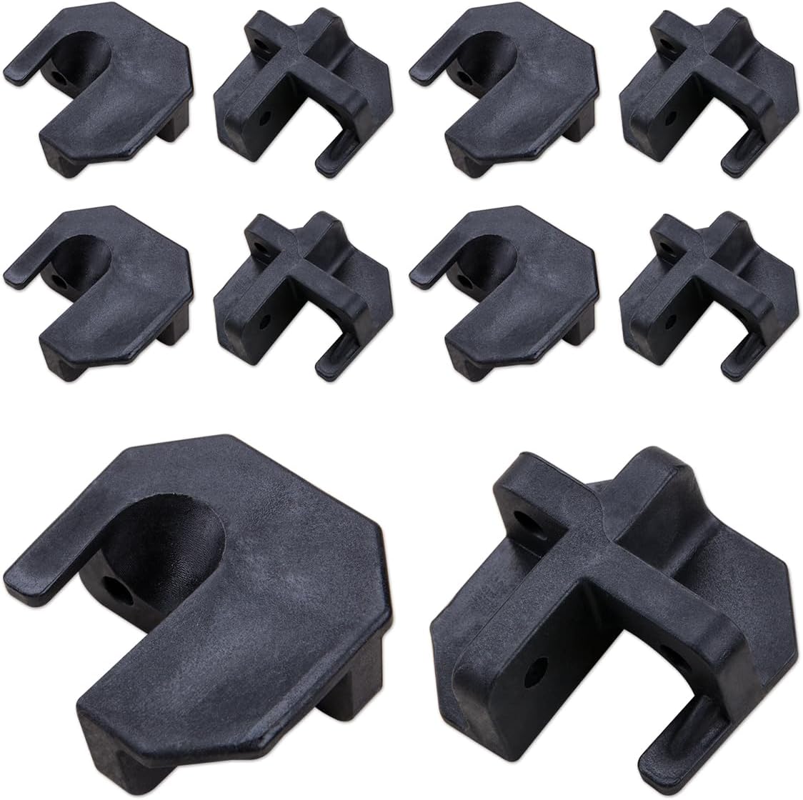 10Pcs Portable Folding Chair Connectors for Outdoor Use – Fits 10-16mm Pipes