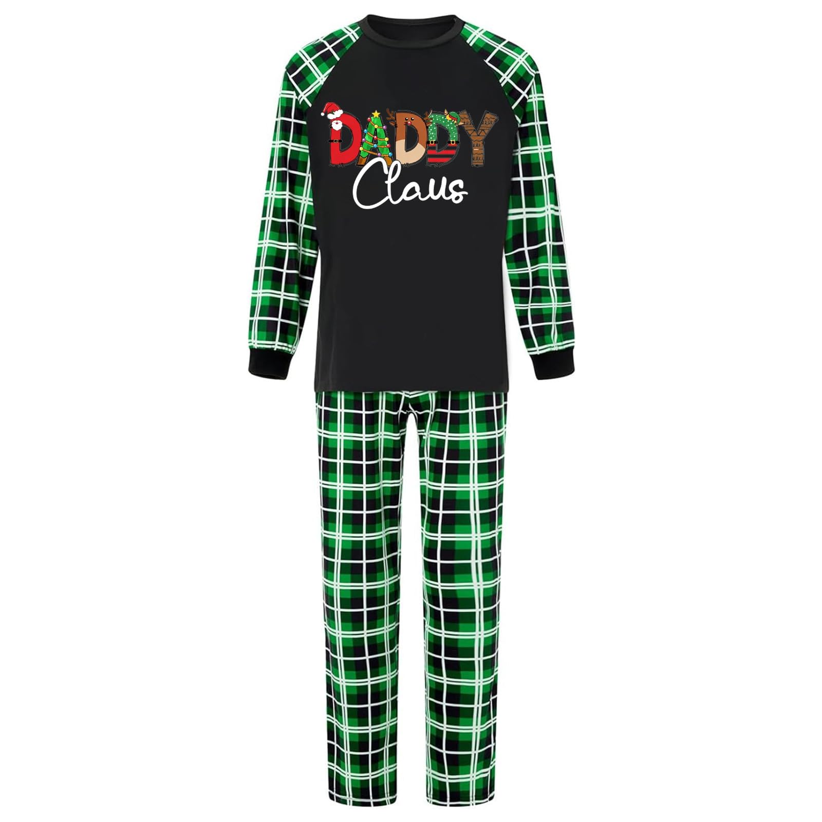 Familie Weihnachten Pyjama Weihnachten Familie Weihnachts Pyjama Set Langarm Schlafanzug Outfit Familien Pyjama Set für Herren Damen Kinder Baby Familien Hausanzug Sets