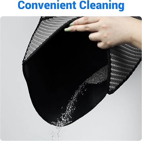 Miniatura 4 de CATLINK Alfombrilla de arena para gatos para caja de arena automática para gatos, caja de arena normal para gatos, reduce la arena para gatos en el