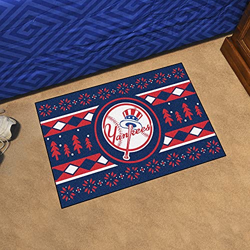 MLB - New York Yankees Holiday Sweater Mat - 48 cm x 76 cm.