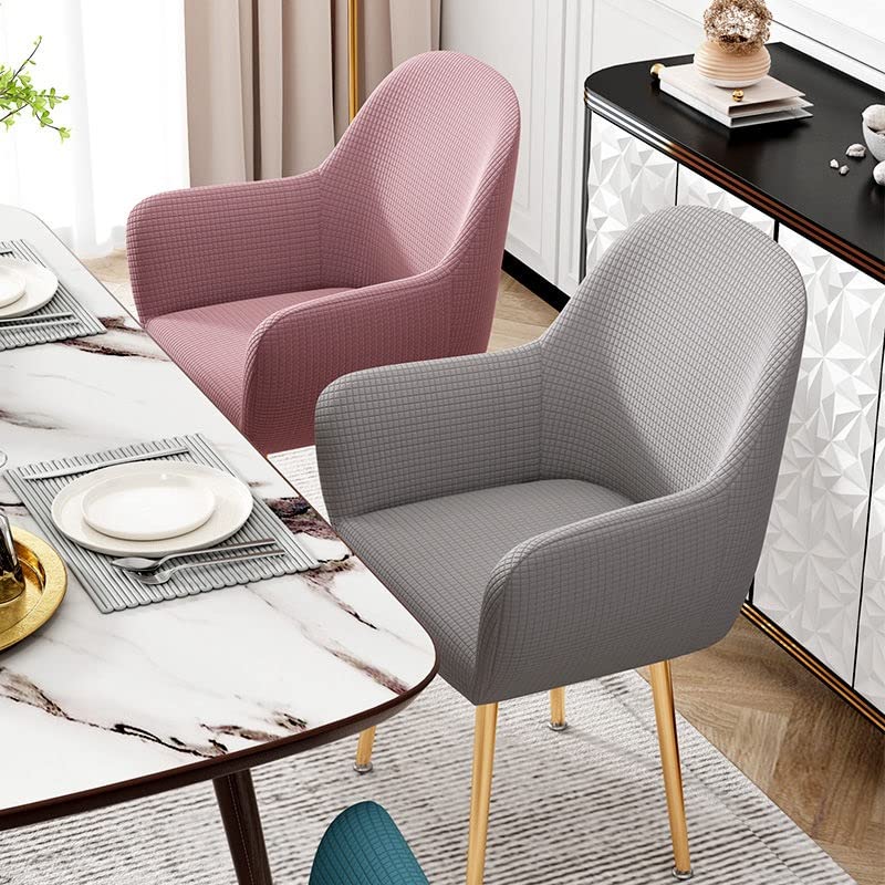 Coprisedia elastici per sedie da pranzo con braccioli, protezioni elastiche per seduta per soggiorno e sala da pranzo, universali, per ufficio e decorazione della casa