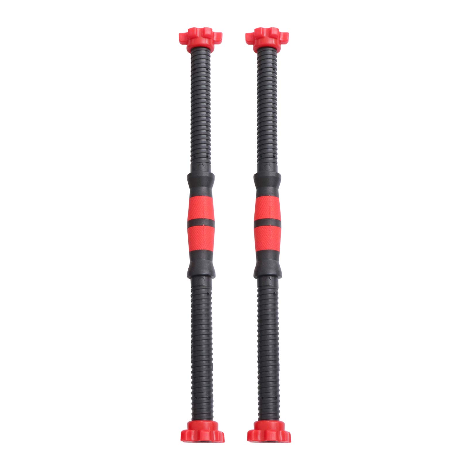 Wakauto Strength Training Dumbbell Bars Barbell Handle with Collar Dumbbell Set for Exercise Random Color
