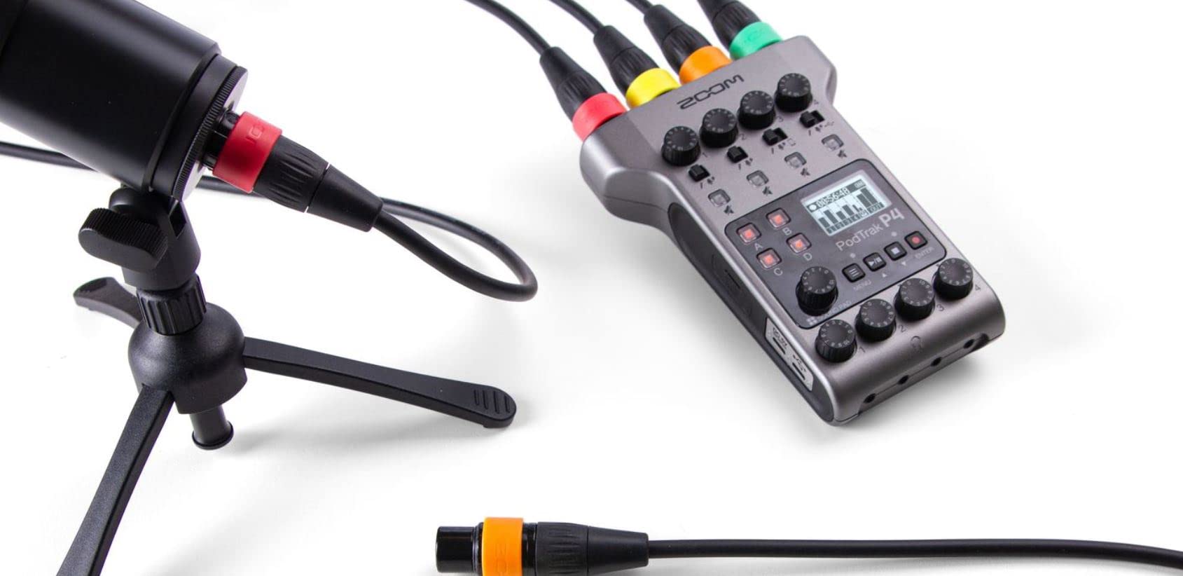 Amazon.co.jp: ZOOM ズーム XLR-4c/CP 4色ペアのカラーIDリング