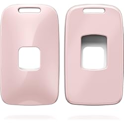 kwmobile Funda para Mando Compatible con Renault Renault Llave de Coche Smart Key de 4 Botones (Solo Keyless Go)- Carcasa Protectora Llave de Coche - Oro Rosa Metalizado