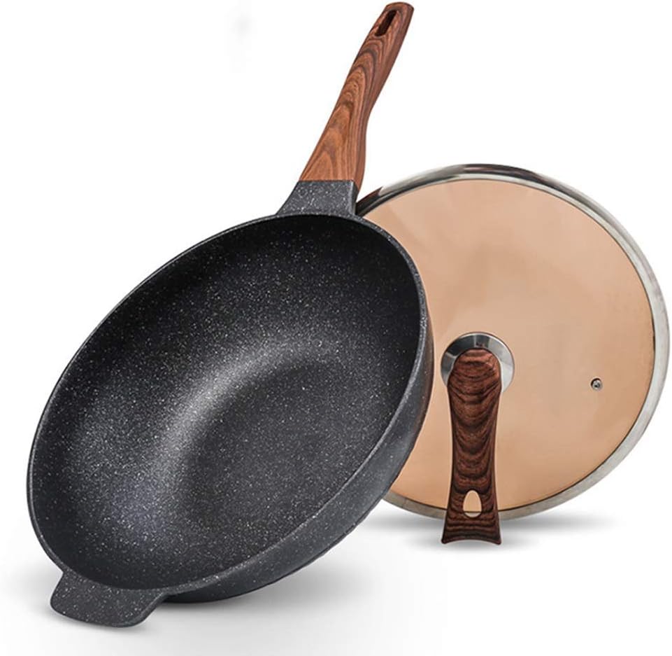 Maifan Stone Frying Pan Wok no Oil Smoke Non-Stick Home General Cooking image 3