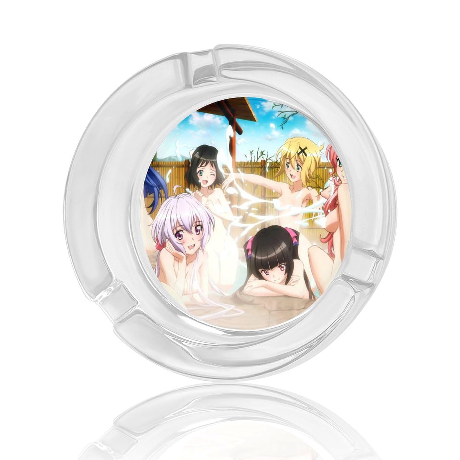 ⭐️美品⭐️チェコスロバキア製高級灰皿、小物入れ（大20センチ） Amazon.co.jp: ガラス灰皿 戦姫絶唱シンフォギア アニメ たばこ灰皿