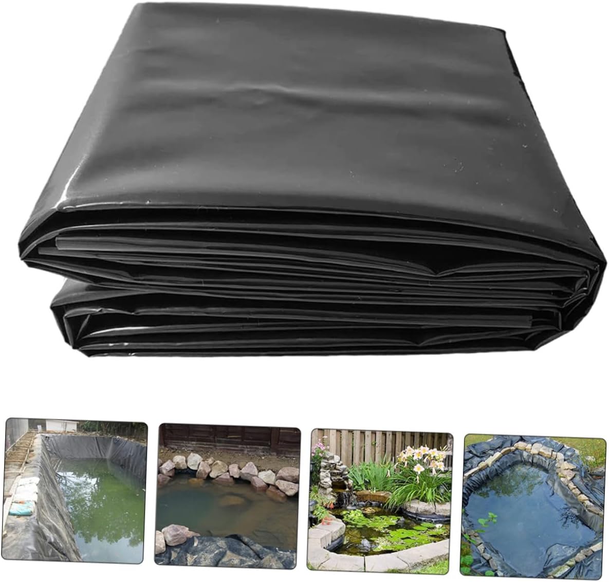 Anti-Seepage Membrane Large Cuttable Fish Liner Flexible Outdoor Garden Liners for Fish Breeding and Water Leakage Prevention
