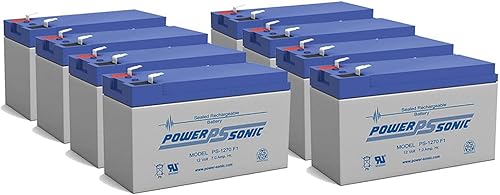 PS-1270 - BATERÍA SLA POWER-SONIC 12V 7AH - PACK DE 8