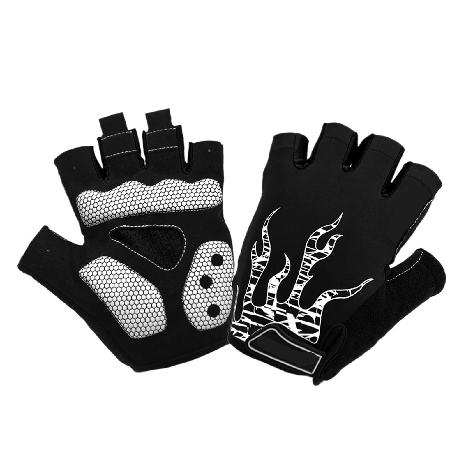 Generico Guantes de bicicleta Almohadillas gel transpirables 5 mm MTB Bicicleta montaña y carretera