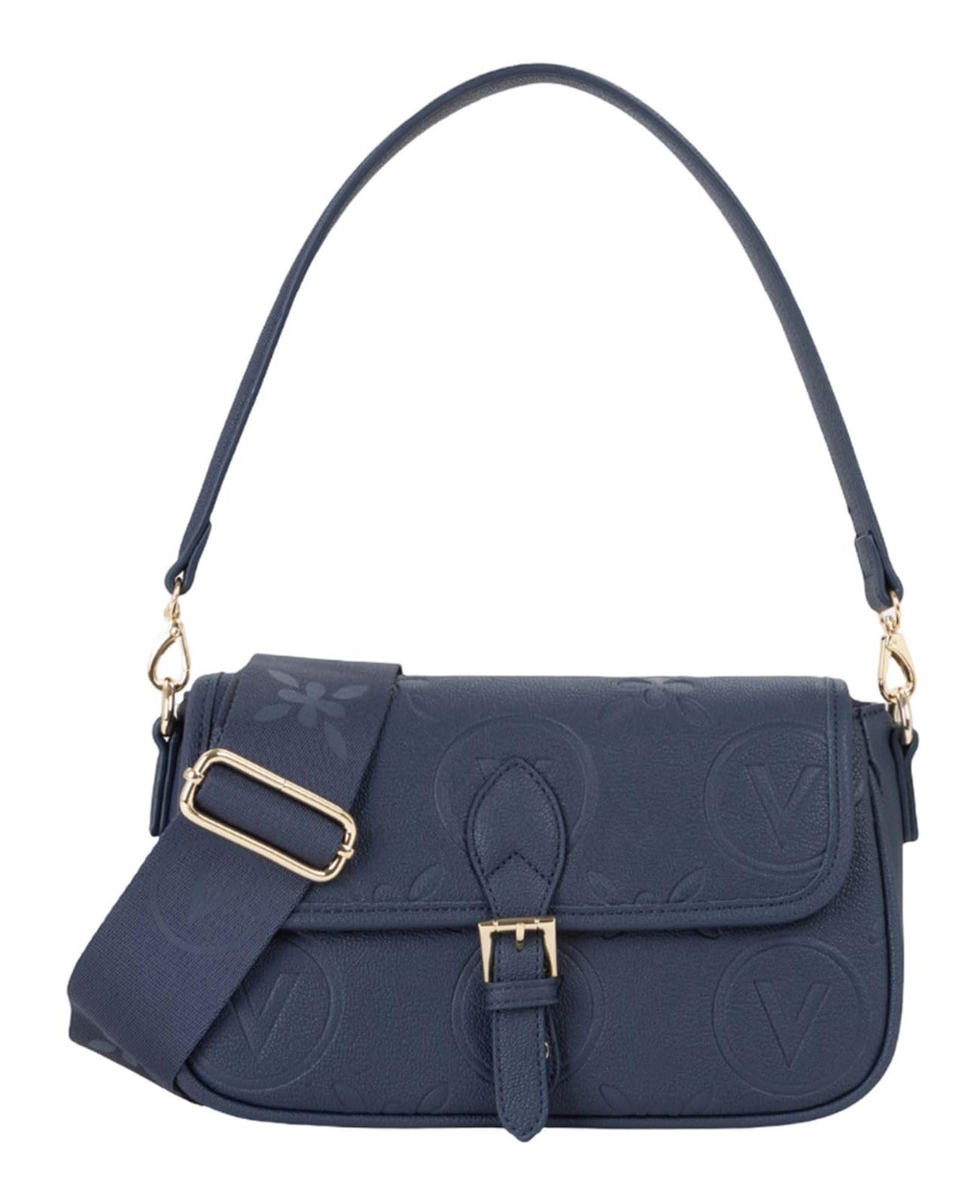 Valentino shoulder bag cross body bag Samba Re Flap Bag Blu dark blue