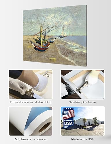 Vista 734 de DECORARTS - Almond Blossom Tree - Vincent Van Gogh Art Reproduction. Giclee Canvas Prints Wall Art for Home Decor 30x24