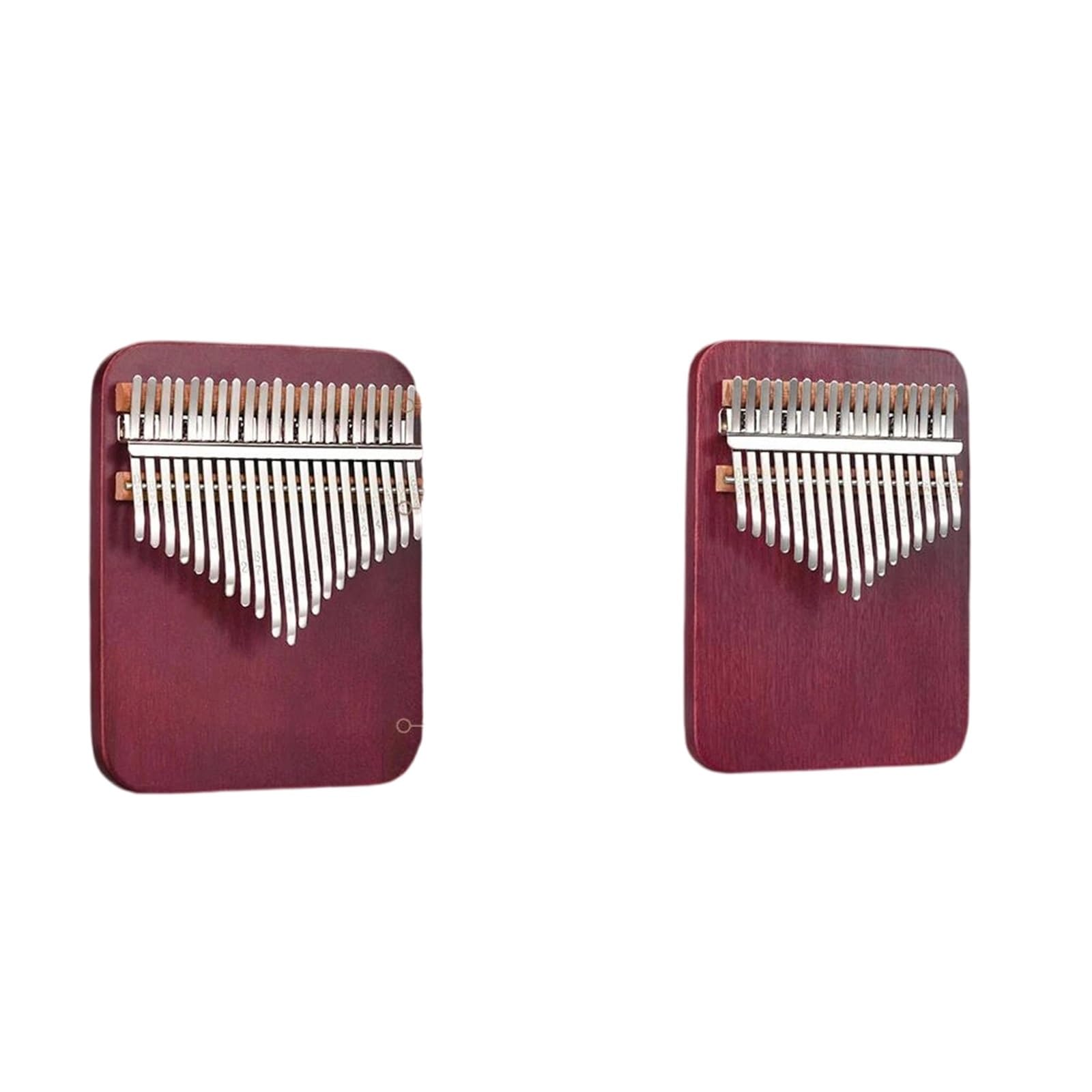Kalimba portátil Tabla Kalimba Profesional Corazón Púrpura | La kalimba tiene un tamaño muy compacto.(17 key)
