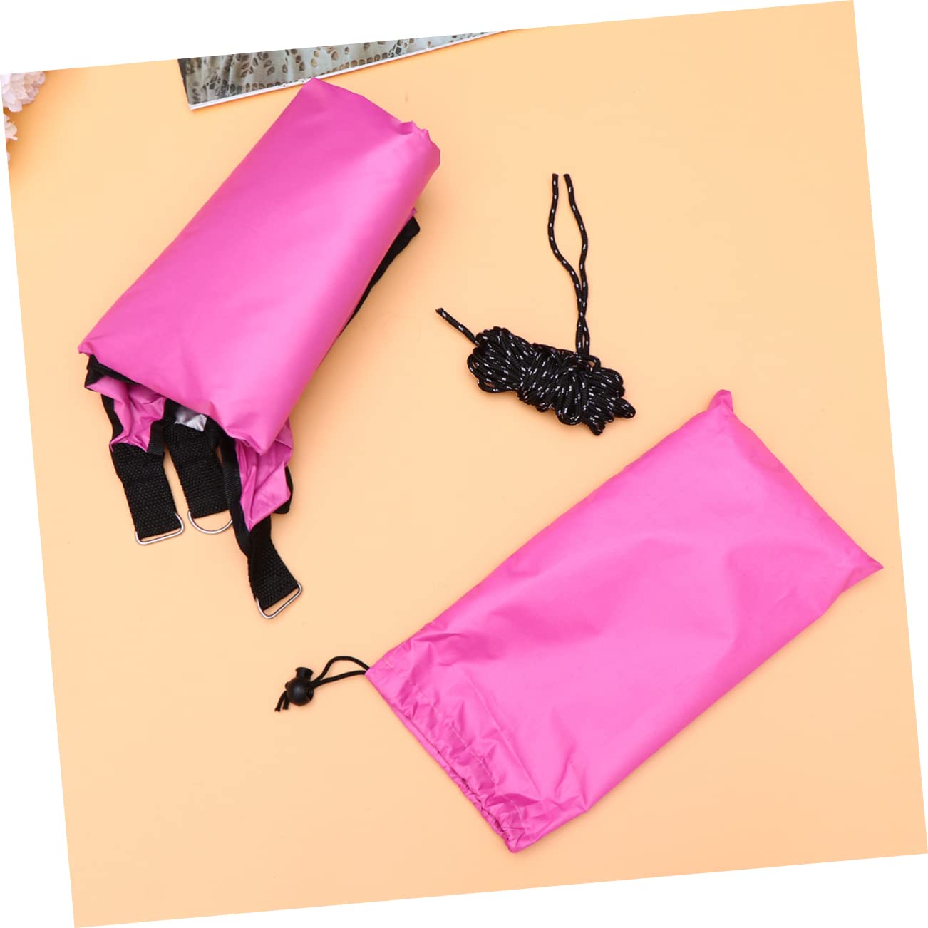 Happyyami Shade Canopy Tent 3m Triangle Sun Shelter Beach Sun Shade Canopy Outdoor Protection for Camping Picnic Garden