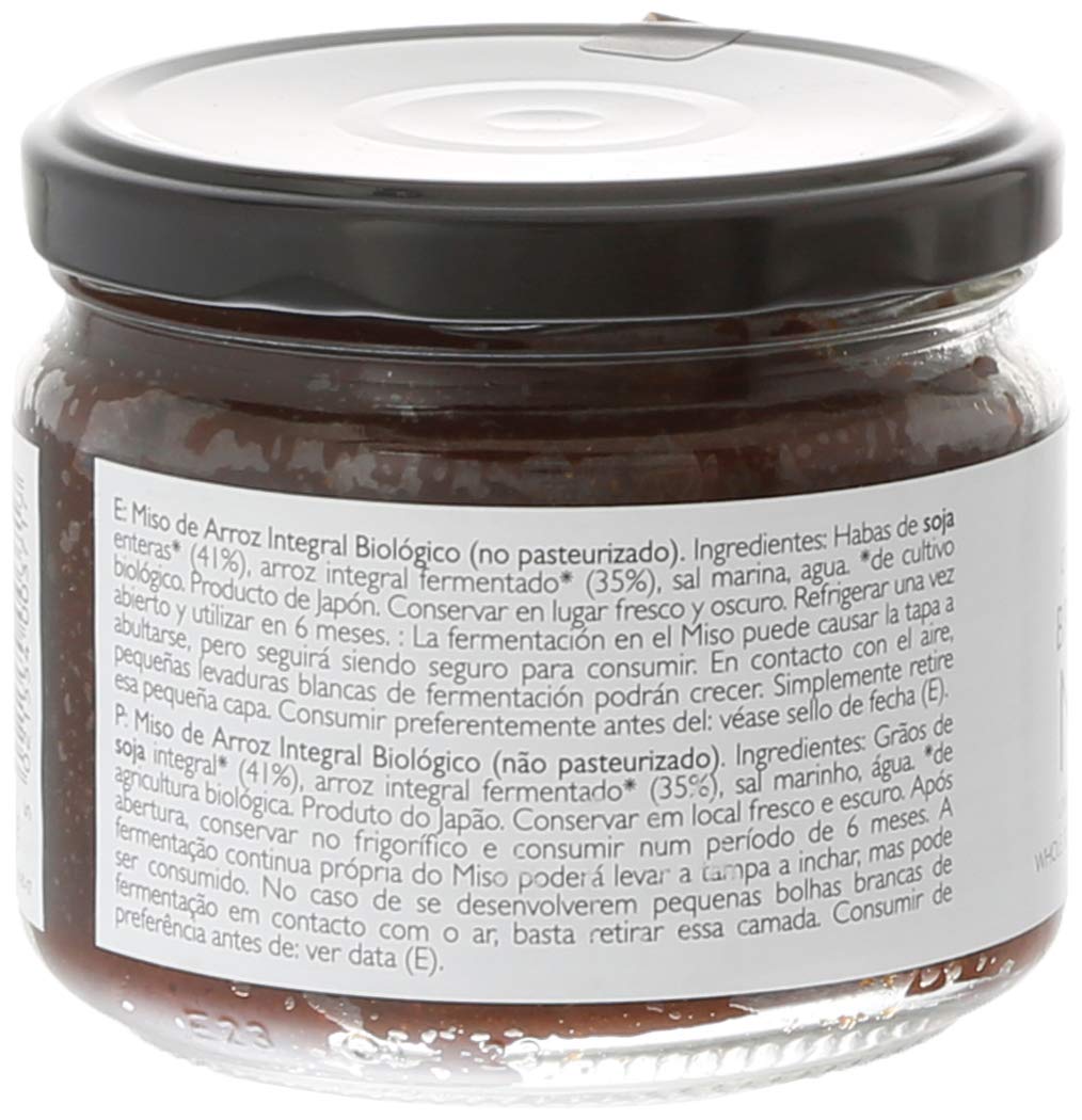 Clearspring Genmai Miso No Pasteurizado, Pack de 1 x 300 g