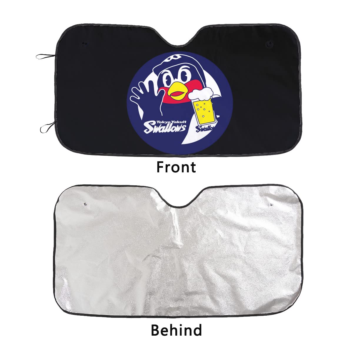 Amazon | カーサンシェード 東京ヤクルトスワローズ つば九郎 車