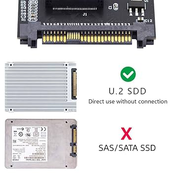 Amazon.com: xiwai Upgrade Storage SSD Adapter U.2 SFF-8639