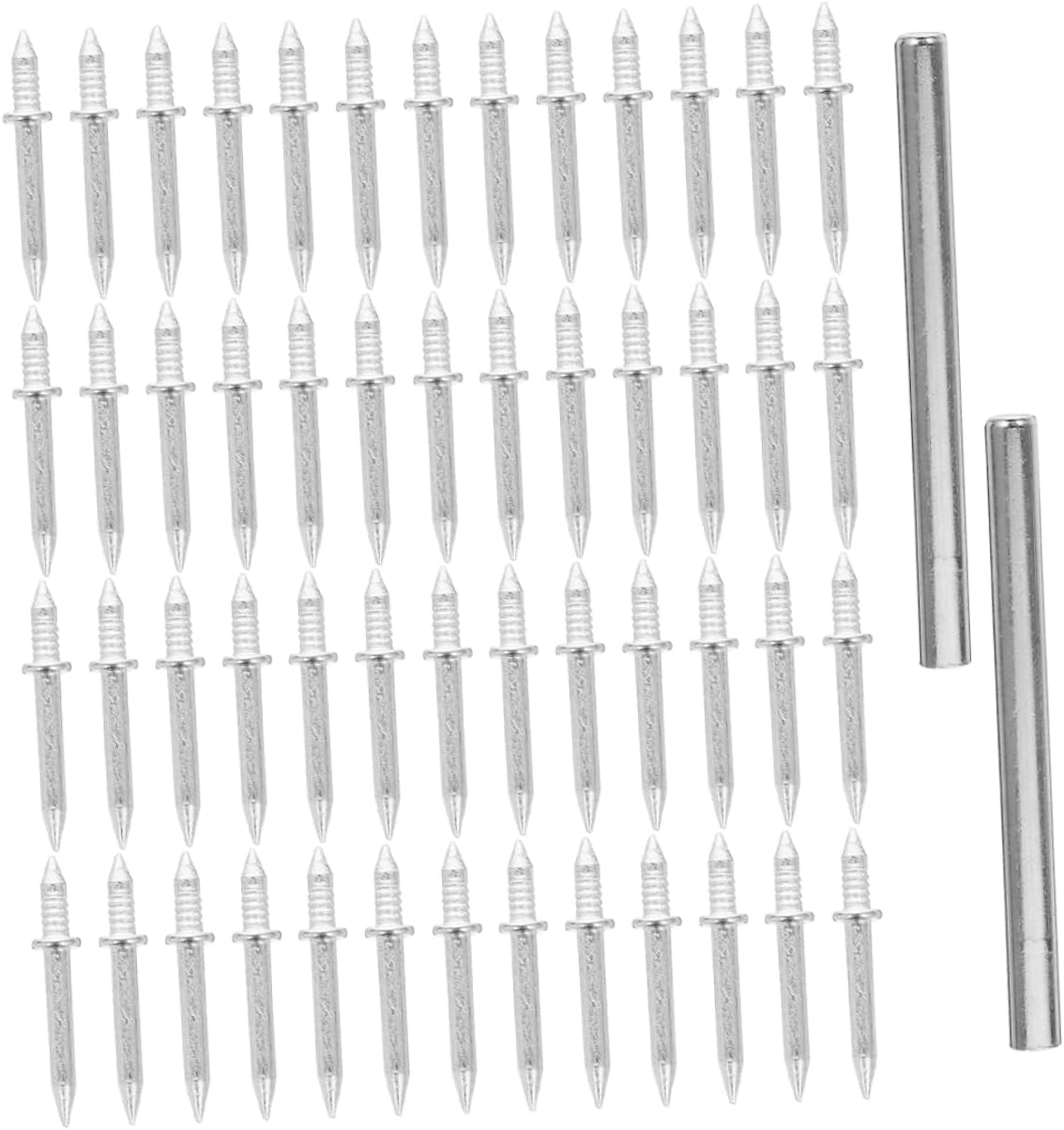 TEHAUX Seamless Double-head Nails Skirting Board Nails Double-sided Traceless Kit
