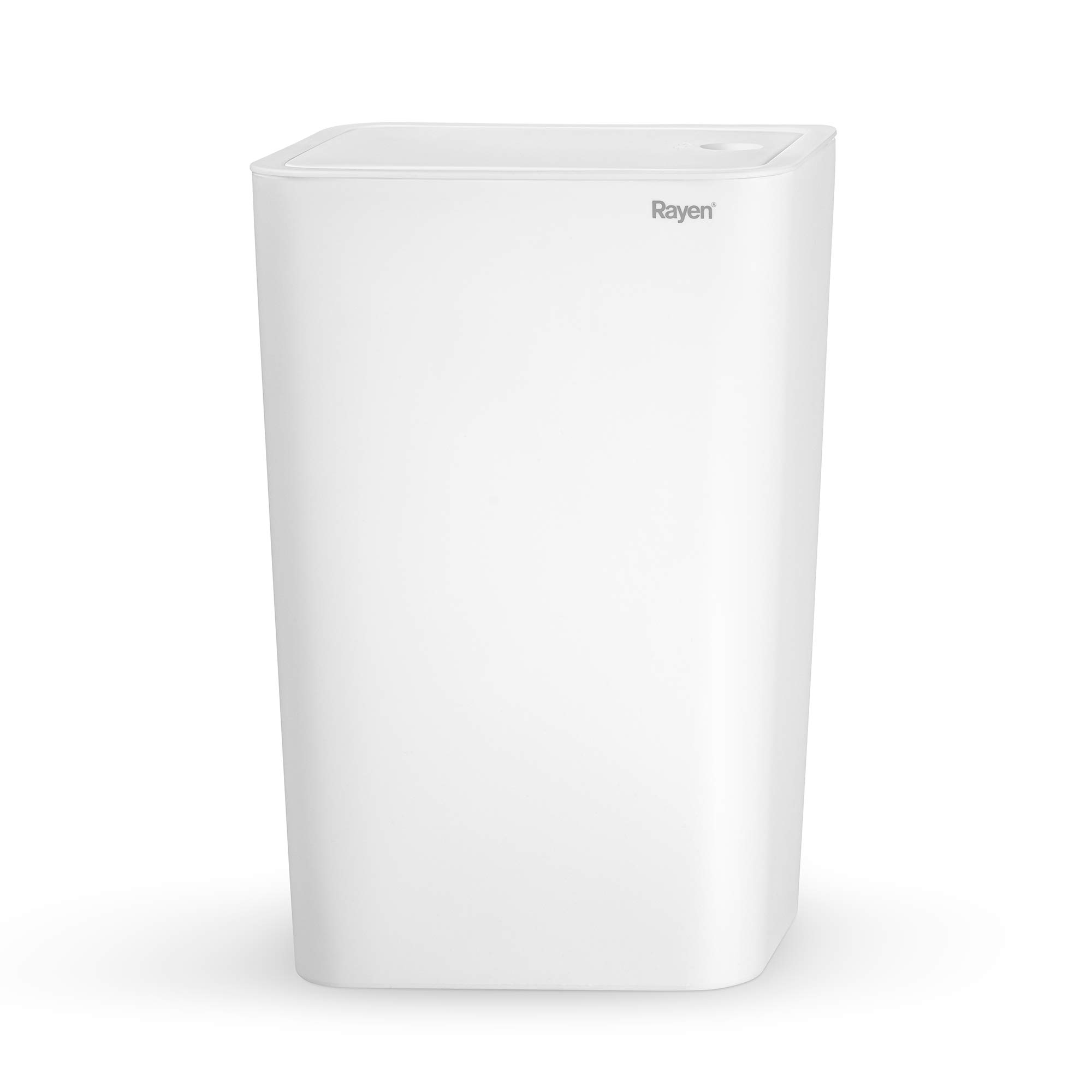 Rayen Papelera para Baño con Tapa | Capacidad de 9 litros | Blanco, PP, Medida: 22 x 16 x 33 cm