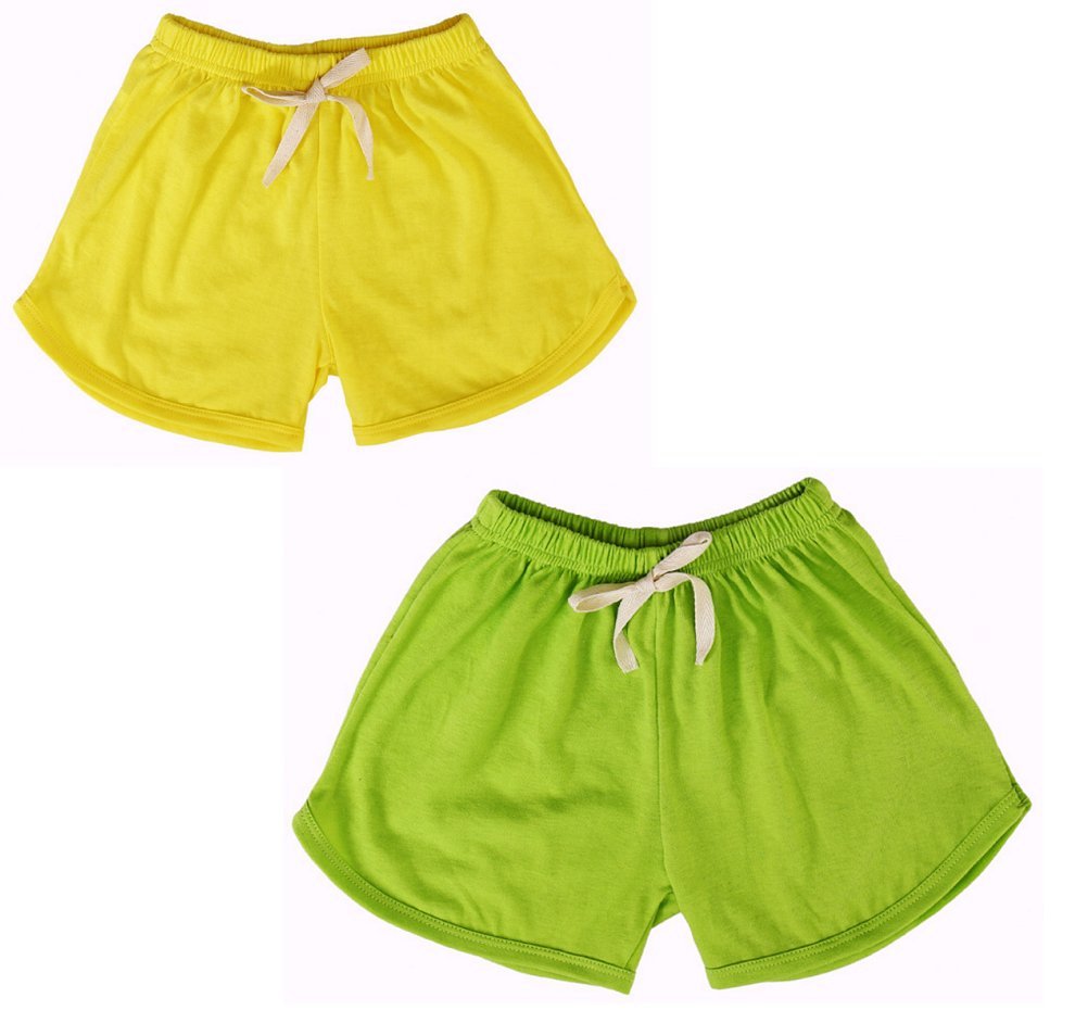 Amazon.co.jp: ヤング(Young) 2セット ショートパンツ キッズ 女の子