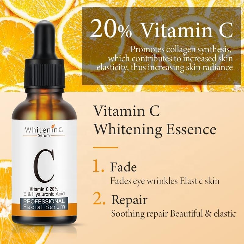 Vitamin C Serum for Face with Hyaluronic Acid – Brightening & Anti-Aging Facial Serum – Hydrating & Firming Formula 30 ml - Image 4