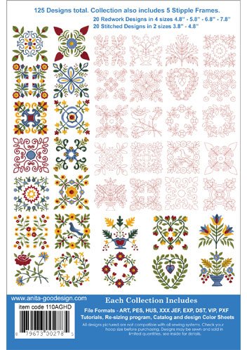Amazon.com: Anita Goodesign Embroidery Designs Baltimore Quilts Cd